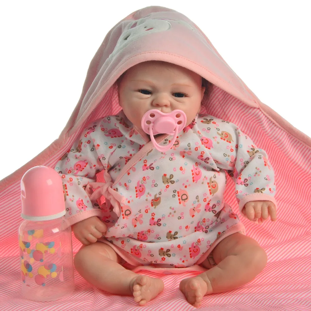 100% действительно Реалистичная для малышей и новорожденных кукла 42 см