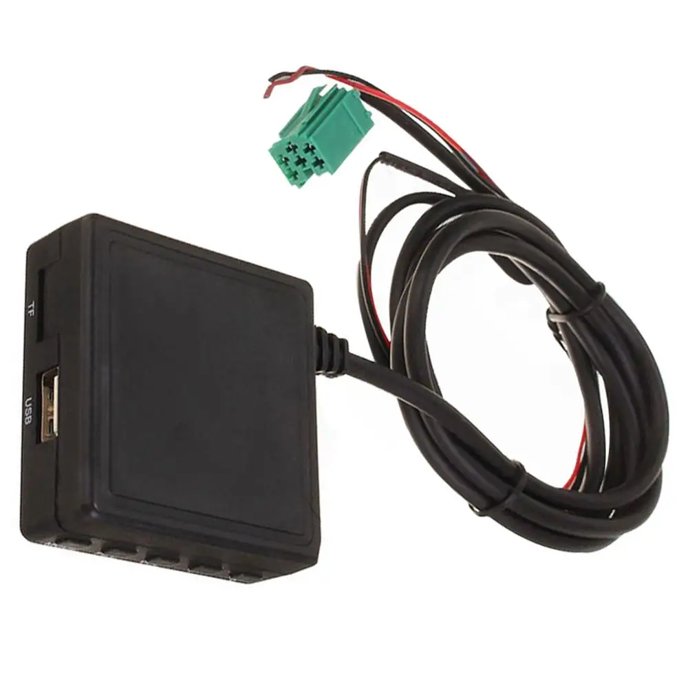 AUX TF USB микрофон медиа Bluetooth адаптер стерео кабель для Renault 2005 2011 6Pin 3 5 мм|Кабели