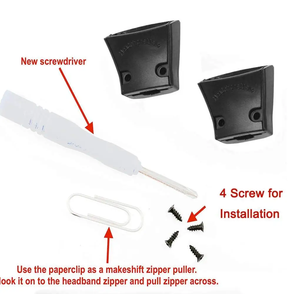 Replacement Headband Ear Cushion Pad Protector DIY Installation for Bose QuietComfort Quiet Comfort QC 15 2 QC15 QC2 Headphones |