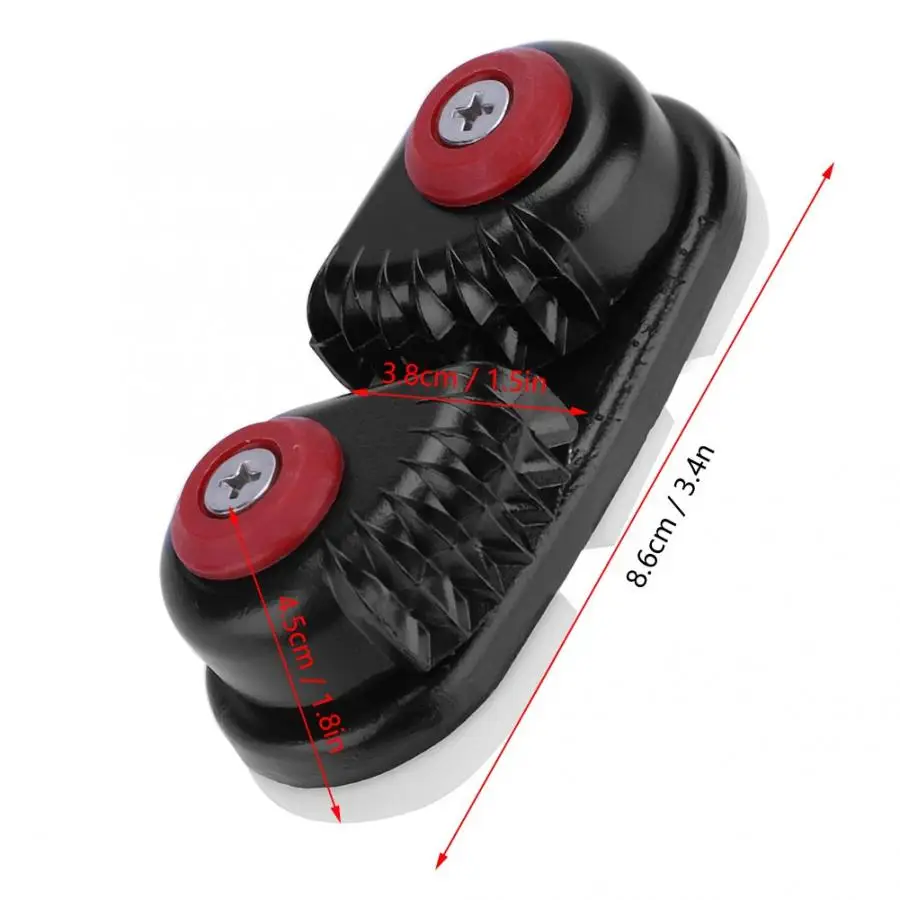 Кулачковый Зажим прочный Быстрый вход лодка парусник шариковый подшипник канат