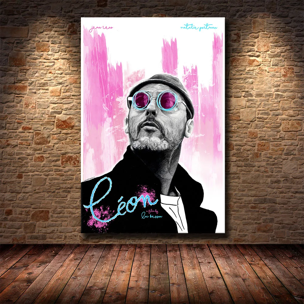 Постер с фильмом Leon The Professional Pop Art печать на холсте домашний декор для стен