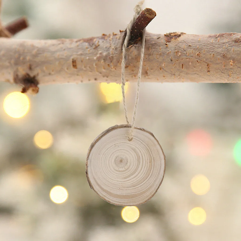 15 шт. деревянные рождественские украшения дерево реквизит DIY дети живопись Декор