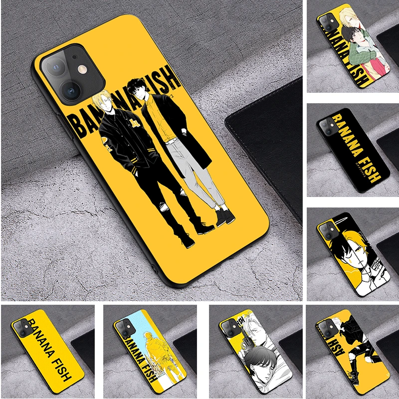 Банановая рыба TPU мобильный чехол для телефона iPhone 11 Pro X XR XS Max 6 6s 7 8 Plus 5 5S SE