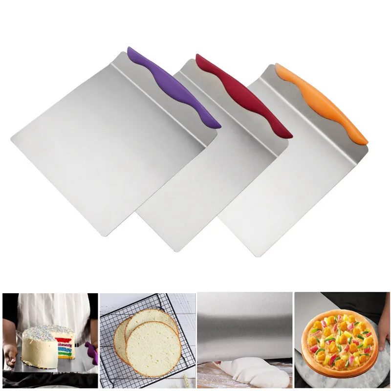 

Stainless Steel Cake Shovel Spatula Mover Scraper for Baking Pizza Cake Safe Lifter Transfer Shovel baking tools for cakes