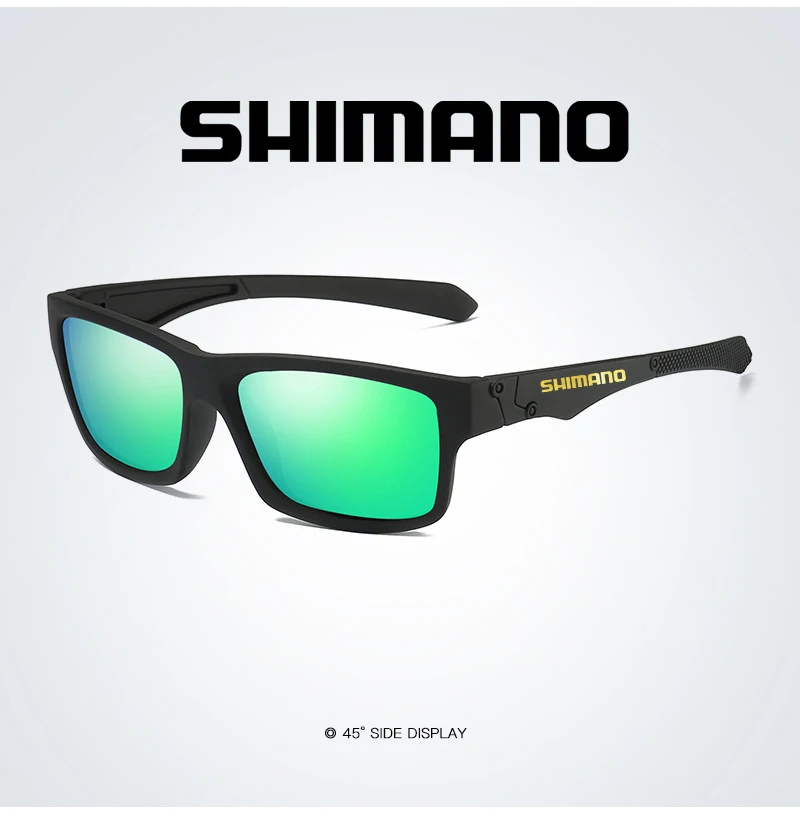 Новые поляризованные очки для рыбалки Shimano Модные солнцезащитные и верховой езды
