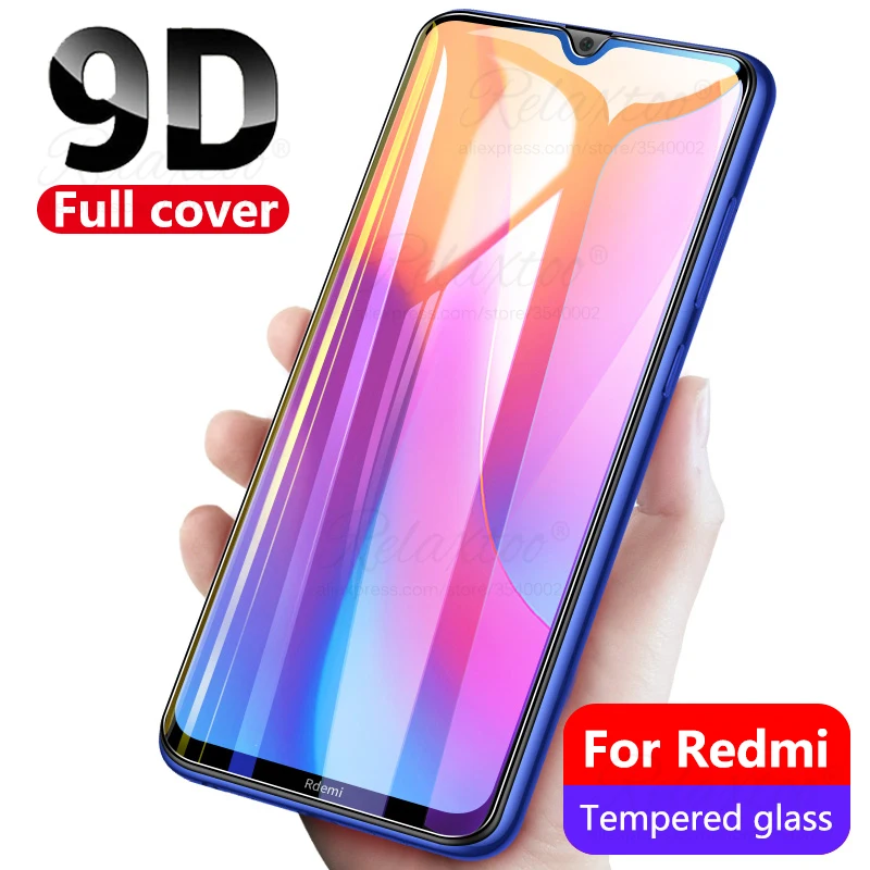9D закаленное стекло для Xiaomi Mi play redmi note 7 8 pro Защитная пленка экрана 7A 8A note7 note8 8pro