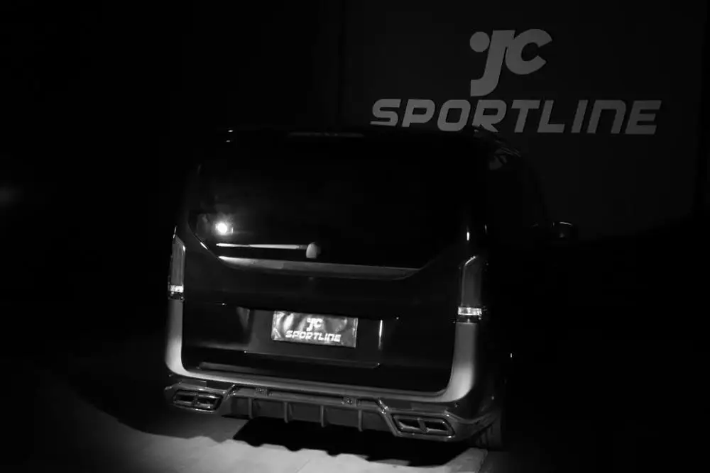 Carbon Fiber Rear Lip Diffuser Spoiler for Mercedes-Benz V Class V250 V220d 2015 2016 2017 2018 2019 Car Bumper | Автомобили и