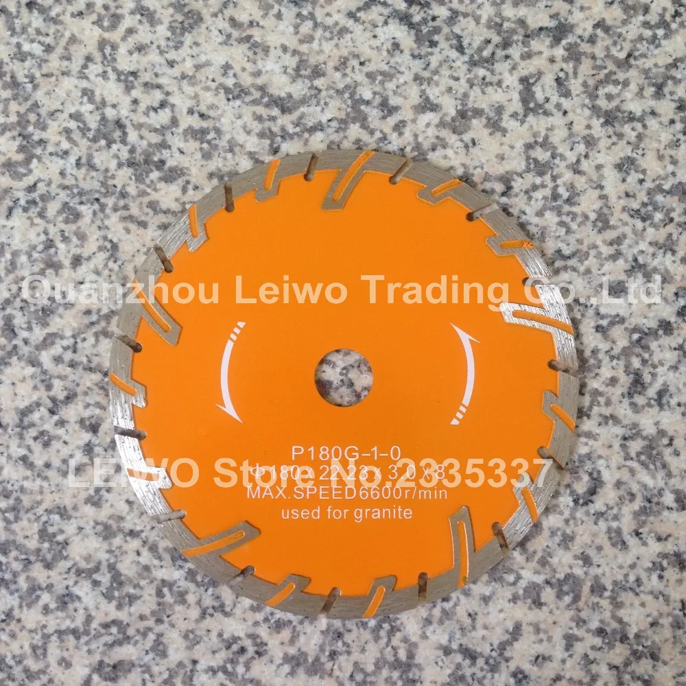 Защитное зубчатое лезвие 7 дюймов (180 мм) турбо алмазный режущий диск для