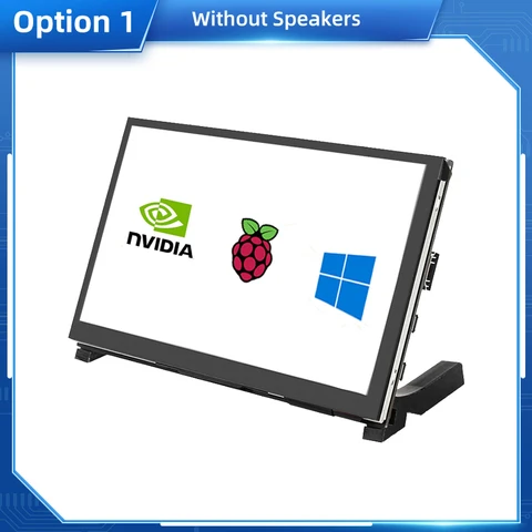 Raspberry Pi 5 7-дюймовый сенсорный экран IPS 1024x600 HD LCD HDMI-совместимый дисплей для RPI 4B 3B + OPI 5 AIDA64 ПК вторичный экран