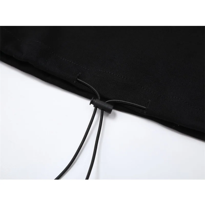 Свитшот женский Повседневный с длинным рукавом на шнуровке осень 2021 | Женская