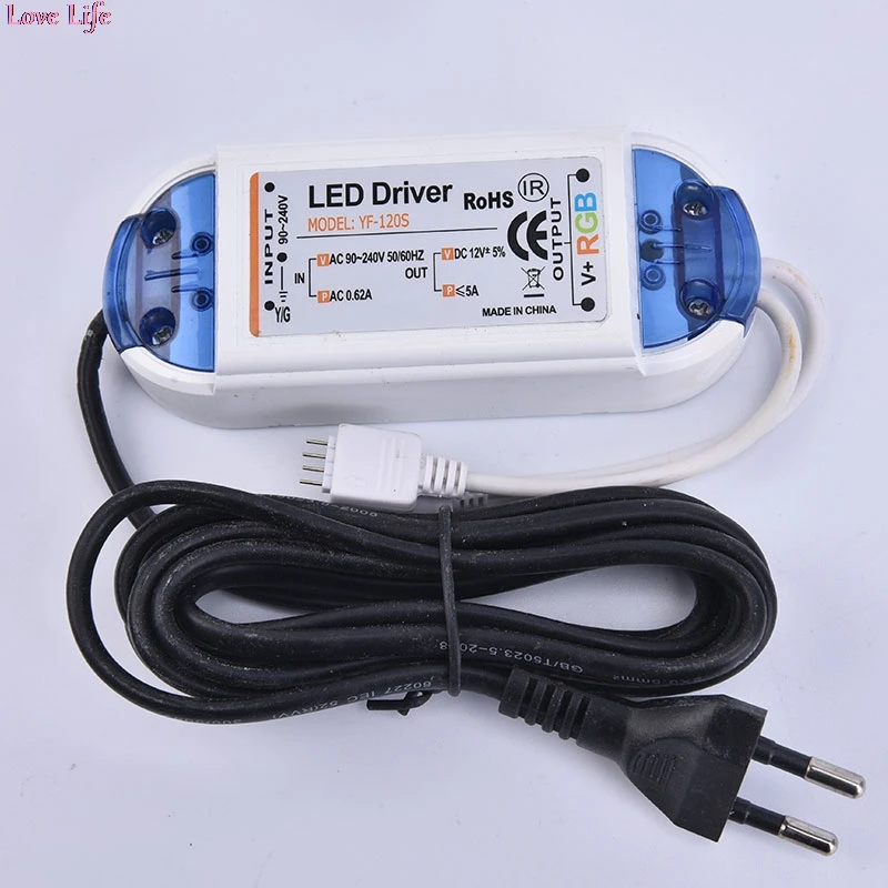 

AC- DC 12V Outdoor Waterproof Transformer Power Supply Adapter LED Light Driver