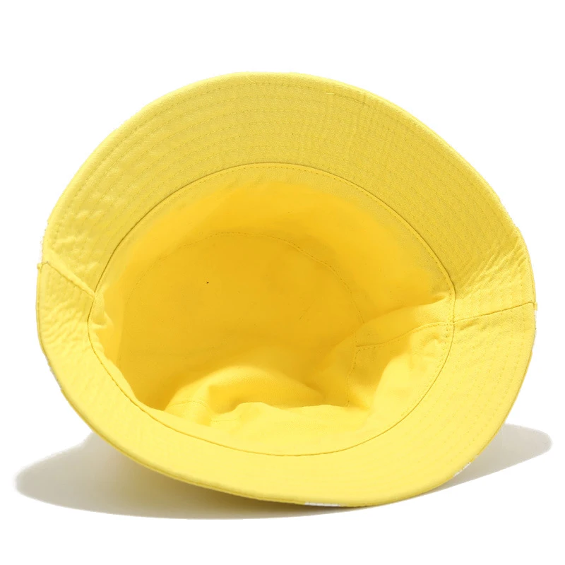 

2020 Summer Flower Print Bucket Hat Reversible Black White Fishing Cap Beach UV Protection Sun Hat Women Sun Hats