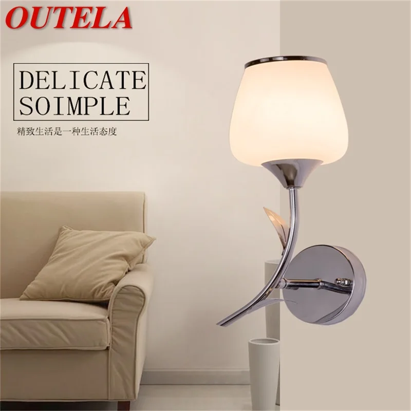 

OUTELA Wall Lamps Modern LED Lights Creative flower Shape Indoor For Home Corridor
