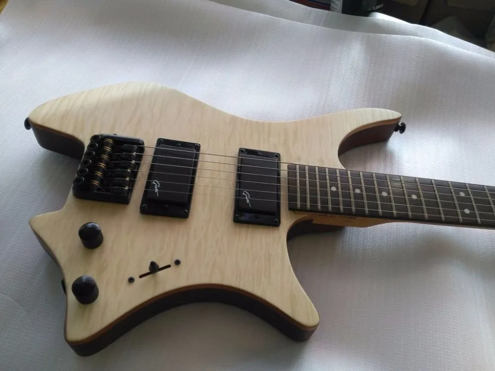 Завод+ Естественная отделка Безголовый Strandberg Boden OS6 корпус электрогитары cutaway Strandberg Boden OS 6 гитара