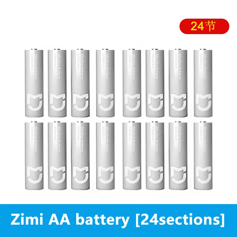 Комплект щелочных батарей 24 шт./лот Xiaomi Youpin ZMI AA 1 5 в для камеры мыши клавиатуры