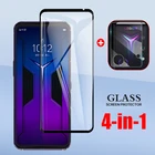 Закаленное стекло 4 в 1 с полным покрытием для объектива камеры Lenovo Legion 2 Pro Duel2, 6,92 дюйма
