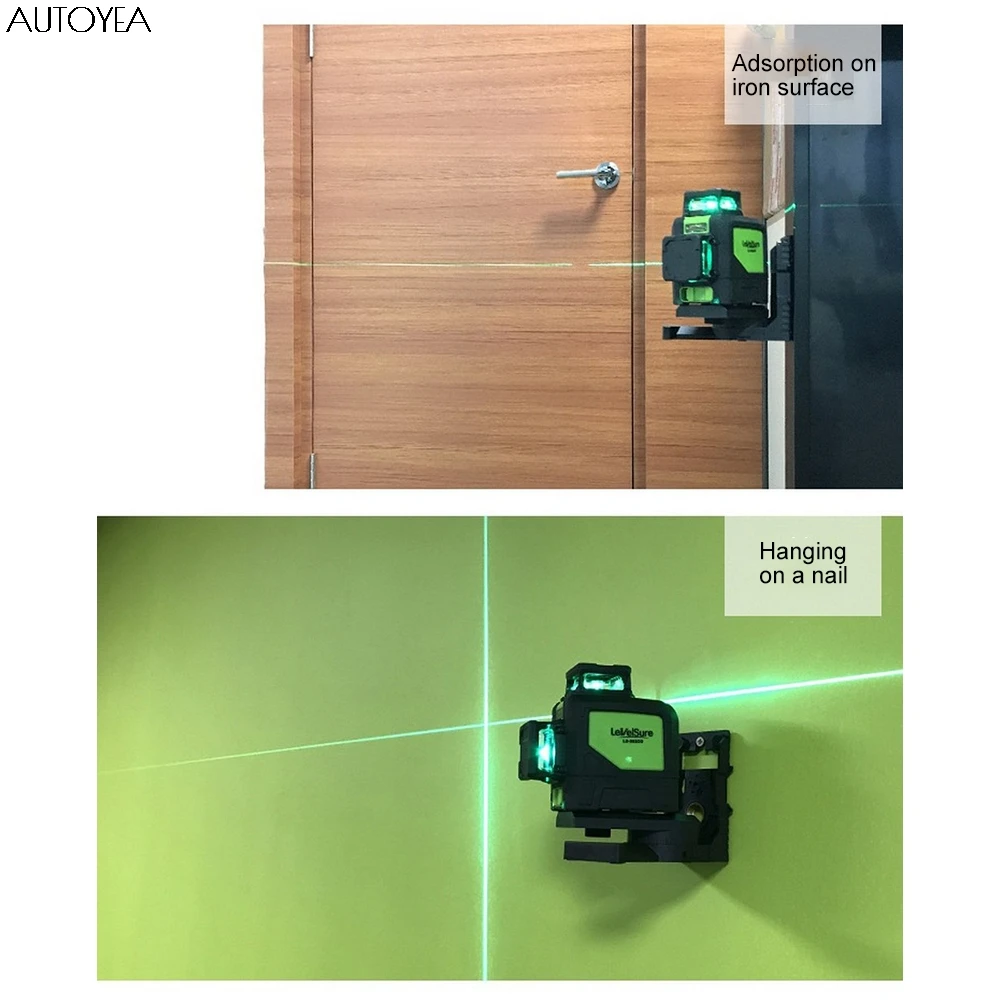 1/4&quot-5/8&quot laser level bracket magnet L-shape Laser Level Support Tripod Adapter For Universal Levels | Инструменты