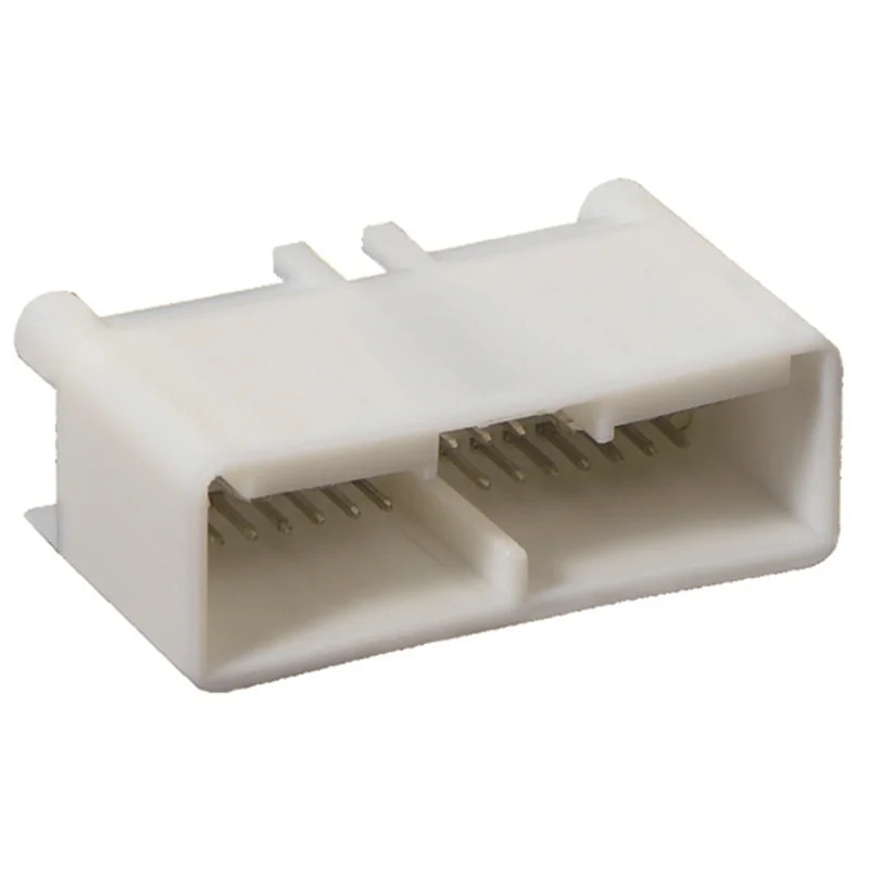 PCB straight pin socket 1565371-3 26way white nylon