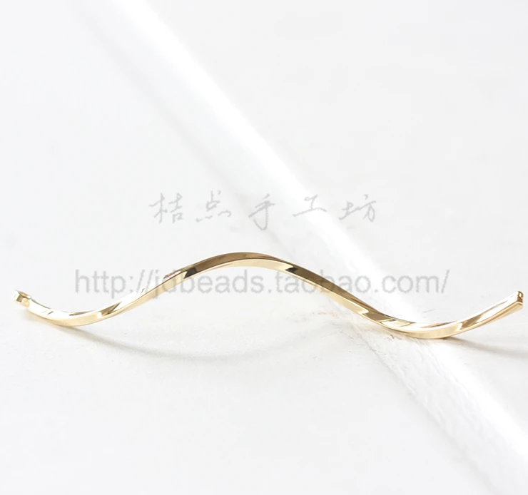 Скрученный стержень на основе латуни 2 шт. премиум класса скрученный Шарм 52x1 мм