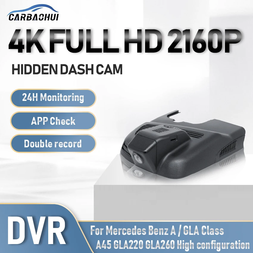 

Car 4K DVR Dash Cam Camera Driving Recorder For Mercedes Benz GLA x156 w117 A Class w176 w177 A45 AMG GLA220 GLA260 220 250 220d