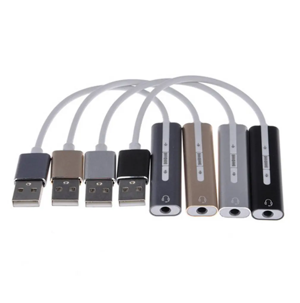 Внешний USB C звуковая карта Аудио Адаптер Тип до 3 5 мм разъем стерео кабель AUX