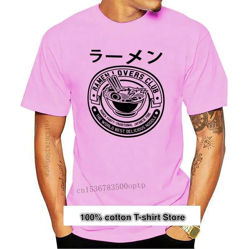 

Camiseta de Ramen Overs Club para hombres, camisa masculina de calidad Superior, con fideos, comida japonesa, talla S-3Xl, nueva