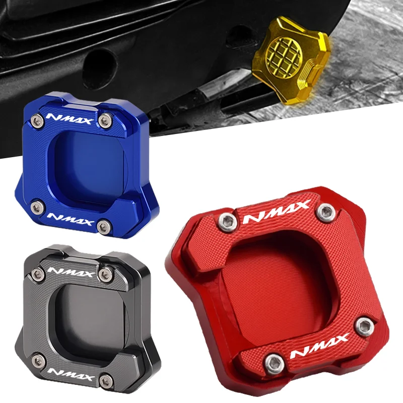 

Motorcycle accessories main large support frame widened non-slip mat Enlarger Pad side bracket For NMAX 125 155 NMAX125 NMAX155