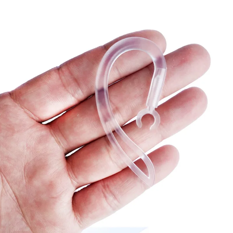 

6mm 7mm 8mm 10mm Bluetooth Earphone Transparent Silicone Earhook Loop Clip Headset Ear Hook Replacement Headphone Accessories
