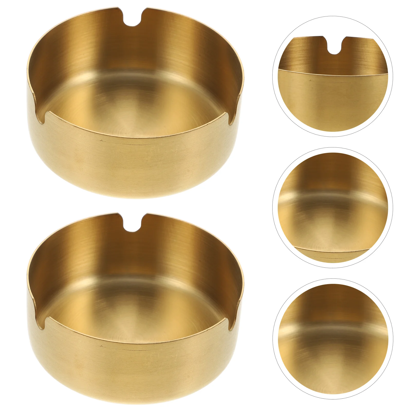 

2 шт., пепельницы из нержавеющей стали