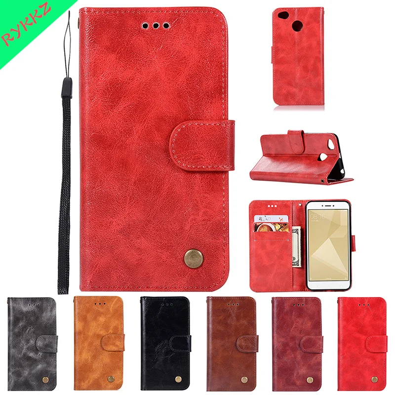 Для Xiaomi mag138 mae136 Redmi 4X MAG138 MAT136 MAE136 кошелек для телефона 4 x Hongmi 4x чехол кожаный