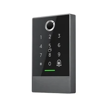 10000 users fingerprintdoorlock Touch Screen 125khz Card Reader Keypad Access Control Reader Door Lock Opener Keyboard System