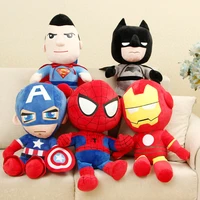 27cm disney marvel avengers soft stuffed hero captain america iron man spiderman plush toys movie dolls christmas gifts for kids