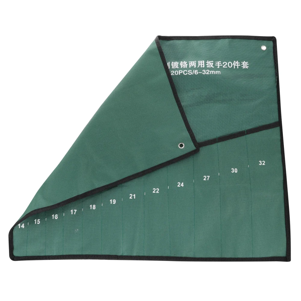 

Durable Wrench Bag Canvas Roll Tools Storage Bag Hand Tools Organizer Pouch