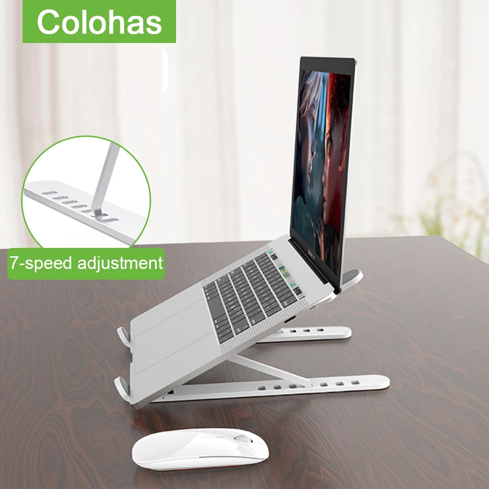 Портативная подставка для ноутбука складной держатель из алюминиевого сплава