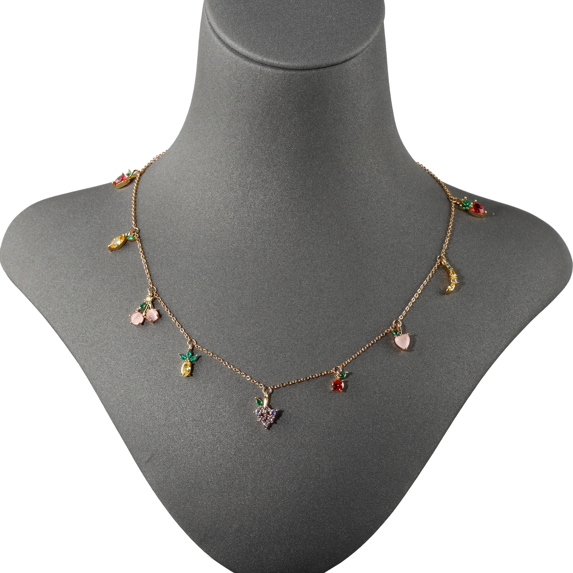 

Sanying M970,fruit shape,diy earrings pendant,accessories for jewelry making,18k gold plated,zircon,copper metal,charms,6pcs/lot