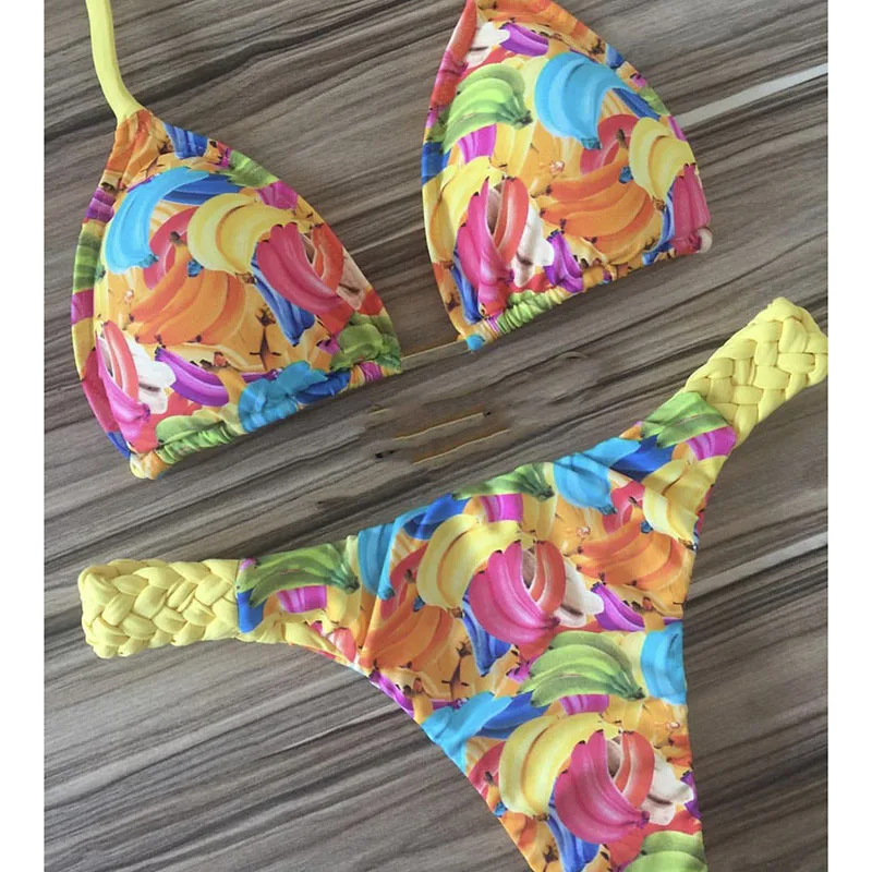 2020 бикини женская одежда для плавания комплект пуш-ап купальный костюм топ с