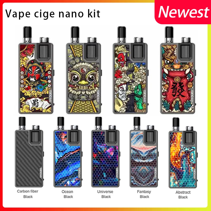 Оригинальная электронная сигарета Vape cige набор Nano 950mah батарея и 2 мл вапорайзер pod