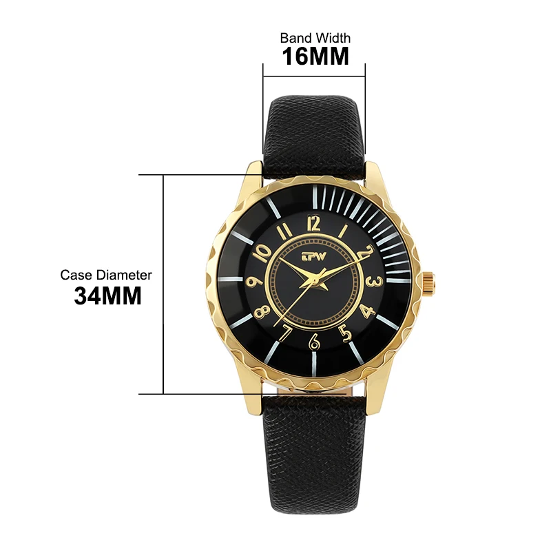 

Diamond Cut Glass Elegance Women Watch Lady Fashion Style WristWatch