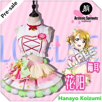 artistic sprouts version game love live arcade hanayo koizumi cat ver cosplay costume school idol festival