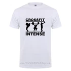 Кроссфит интенсивная футболка Забавный подарок на день рождения для мужчин папа отца мужа с круглым вырезом хлопковая футболка одежда для фитнеса бодибилдинга