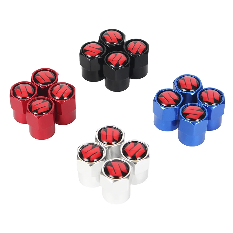 Новые 4 шт. Авто колеса крышки стержня вентиля шины Крышка для Suzuki grand vitara suzuki sx4 swift