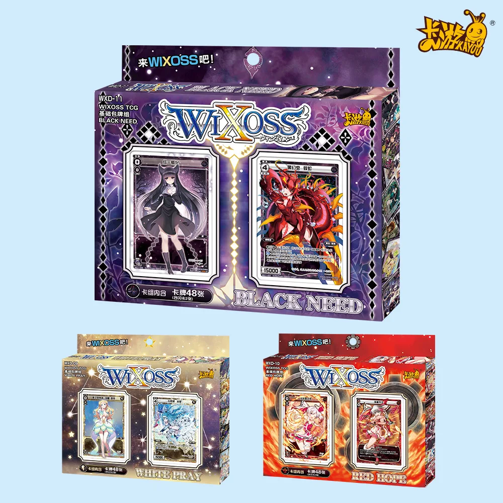 WIXOSS-Juego de mesa WXD, paquete b&aacute;sico de gama completa TCG, paquete adicional, sue&ntilde;o limitado, tarjeta de chica-2