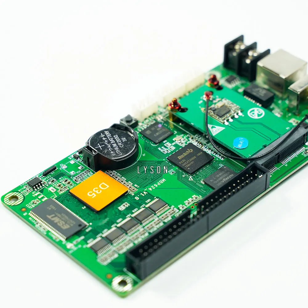 HD-D15 Huidu RGB светодиодсветодиодный видеокарта совместимая с комнатным P4 P5 P6 P7.62 P8 P10