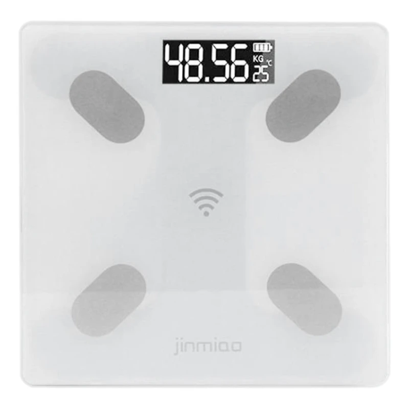 

Smart Body Scale Digital Scales for Body Weight Bluetooth LED Screen Composition Analyzer with Smartphone App