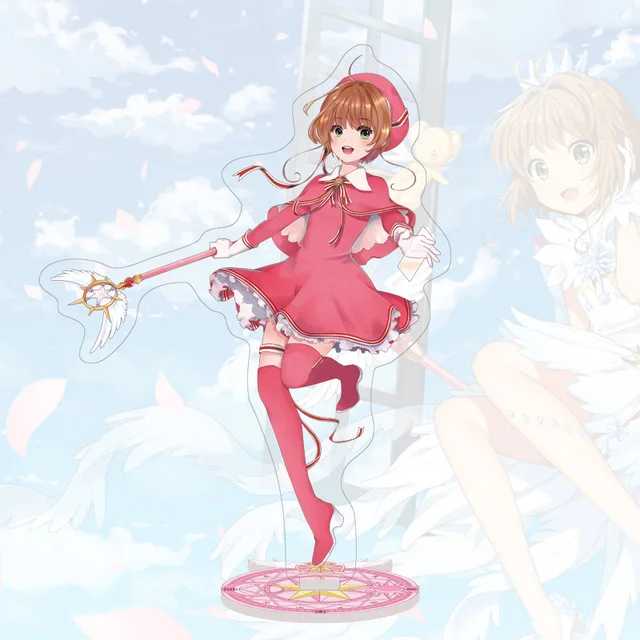 Аниме Cardcaptor искатель карт Sakura Li Shaoran прозрачная карта акриловая подставка фигурка настольное украшение Коллекция Модель игрушки Косплей Кукла