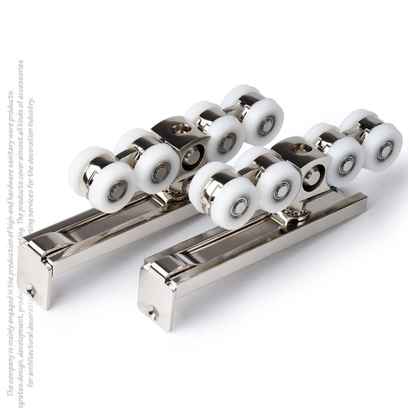 8 колес цельная деревянная дверь раздвижная шкив для ванной кухни колеса