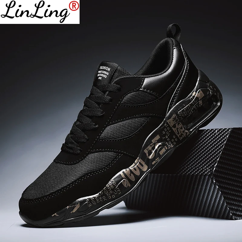 

Men's Sneaker Lace-up Men Running Shoes Breathable Mesh Trainers Sneakers Male Non-slip Jogging Sports Shoes Outdoor Trainers