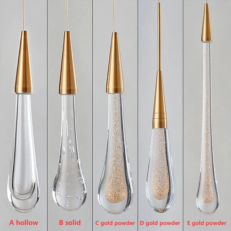 

Post-Modern Crystal Glass led Pendant Lights living room Hang lamp Drop Lighting Restaurant Bar Pendant Light