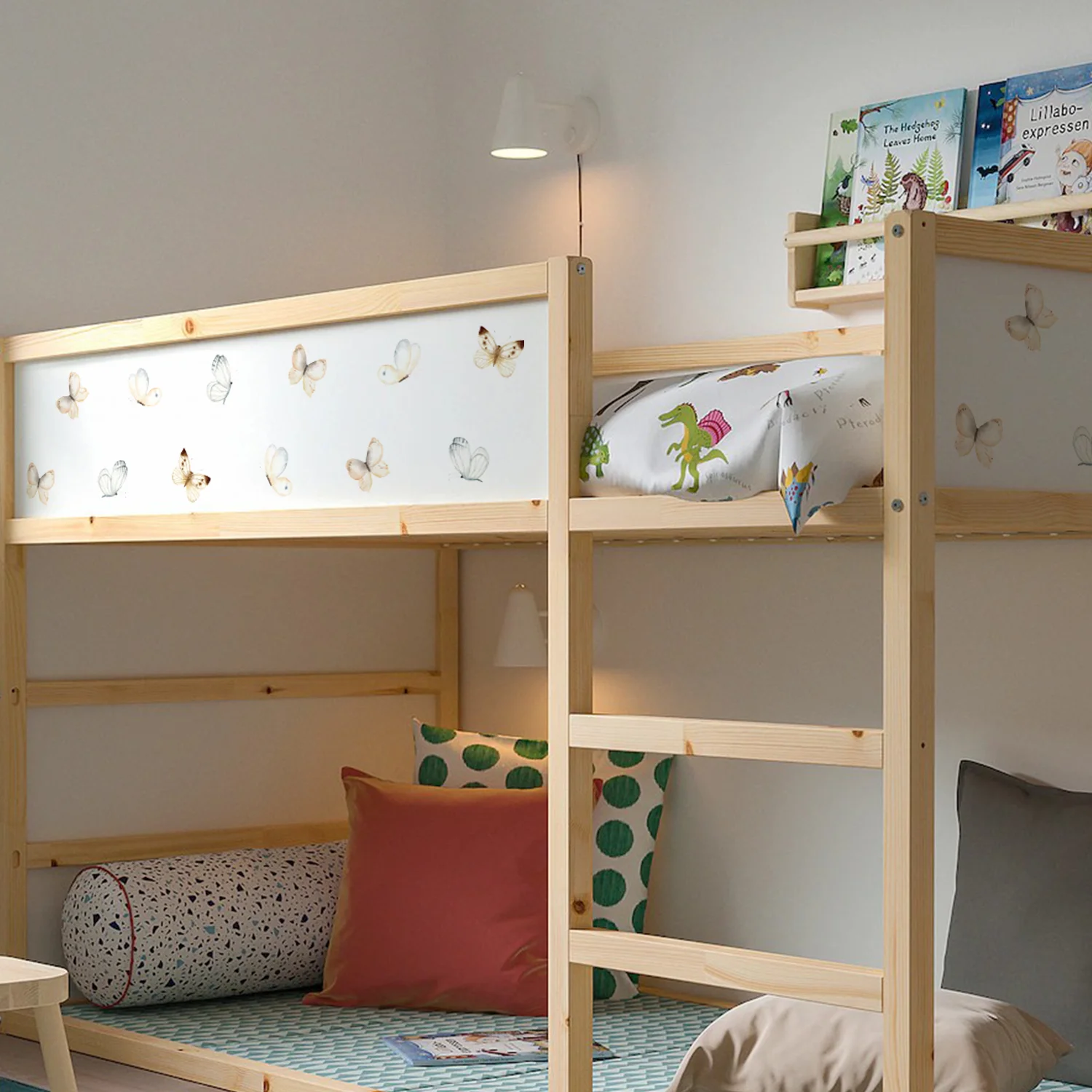 Наклейка на стену в стиле бохо красивая бабочка домашнее украшение для детской