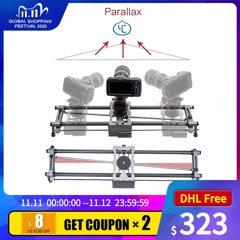 YC лук Алюминий механизированная камера слайдер приложение Bluetooth Управление